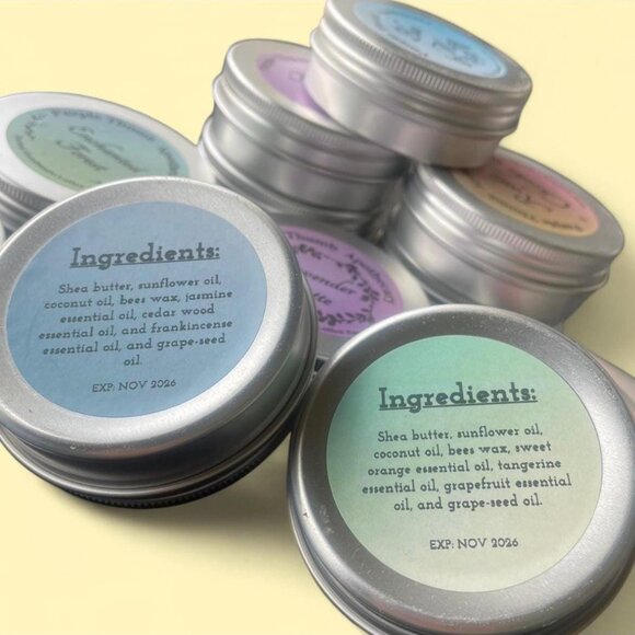 Solid Lotion Bar: Blue Moss - Picture 4 of 10